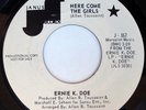 rare Soul 45 ERNIE K. DOE here come the girls Listen