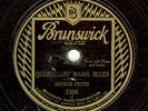 ARTHUR PETTIS rare 1930 blues / Brunswick 7029 / E
