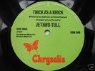 JETHRO TULL THICK AS A BRICK UK 'i' LOGO ORIGINAL FIRST