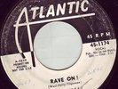 ROCKABILLY SONNY WEST US DEMO*RAVE ON* 1958 ATLANTIC