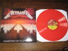 Metallica - Master of puppets - red LP 