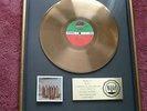 FOREIGNER/1984 RARE AUTHENTIC RIAA GOLD RECORD AWARD