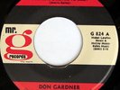 rare Soul 45 DON GARDNER on MR. G Listen