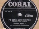 BUDDY HOLLY - I'm Gonna Love You Too / Listen To Me 78