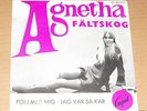 Agnetha Fältskog ABBA Cupol Swedish 45` jag var så kär
