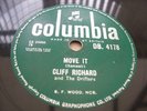 CLIFF RICHARD DRIFTERS MOVE IT RARE 78 RPM  RECORD