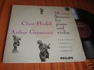 PHILIPS minigroove MOZART piano/violin HASKIL/GRUMIAUX