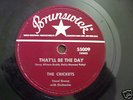 78-RPM--The Crickets-Buddy Holly-