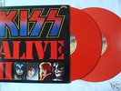 KISS - ALIVE 2 - RARE 1979 UK DOUBLE RED VINYL LP