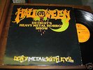 Halloween PRIVATE PRESS LP Dont Metal With Evil 1985