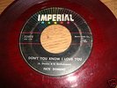 Fats Domino 45 RED WAX X5492