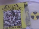 TOXIC HOLOCAUST EVIL NEVER DIES CLEAR VINYL LP RARE