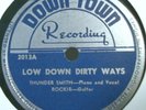 62)   78 RPM   THUNDER SMITH   DOWN TOWN 2013