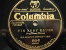 SOL HOOPI NOVELTY TRIO 'TIN ROOF BLUES' COLUMBIA 1022D