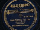 Artie Shaw Nightmare 78 Bluebird B-7875 VG++