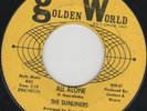 SUNLINERS northern soul 45 GOLDEN WORLD All Alone  HEAR