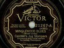 CANNON'S JUG STOMPERS Vic 21267 / Minglewood Blues / E