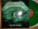 METALLICA ride the lightning -GREEN RECORD-MINT
