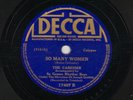 Lord Invader/The Caresser Decca 17407 So Many Women