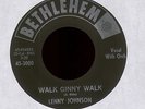 Lenny Johnson Walk Ginny Walk on Bethlehem R&B Hear