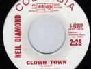 NEIL DIAMOND CLOWN TOWN AT NIGHT COLUMBIA 45