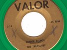 1964 MN GREEN WAX 45  THE TREASURES Minor Chaos - VALOR