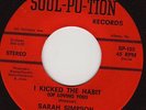 SARAH SIMPSON I Kicked The Habit FUNK 45 SOUL PO TION