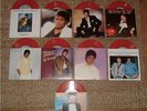 MICHAEL JACKSON  9 RED VINYL SINGLES PACK