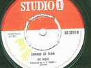 JOE HIGGS CHANGE OF PLAN  OG UK STUDIO ONE 7