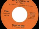 Northern Soul 45 - Bileo - You Can Win - MTU / Watts