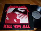 METALLICA KILL 'EM ALL LP MEGAFORCE VINYL METAL