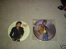 2 Michael Jackson picture disc Bad and Thriller  NR