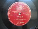 S. Kruszelnicka Tosca Puccini G&T23362 Opera 78 RPM