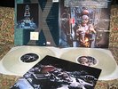 2LP IRON MAIDEN X Factor (Emi 95 UK) clear vnl poster M
