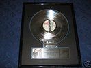 MICHAEL JACKSON BAD PLATINUM RECORD RARE COLLECTOR