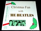 BEATLES Christmas Fun LP OBI White Vinyl Japan N Mint*