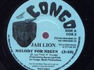 Jah Lion Melody for Negus RARE UK Congo 45 Listen