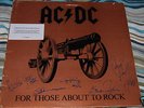 AC/DC For Those About To Rock (We Salute You) LP Record