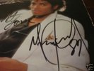 Michael Jackson THRILLER Record Autographed 1987