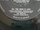 BEATLES ALL YOU NEED IS LOVE DIFFERENT MISPRINT VARIANT