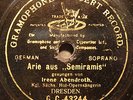 ABENDROTH IRENE Opera 78rpm G&T 43244 Semiramis-Arie