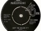 JONATHAN KELLY FEAT ERIC CLAPTON DONT YOU BELIEVE IT 70