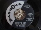 THE RECALLS NOBODYS GUY/REESIE SURF ROCKABILLY 45 PROMO