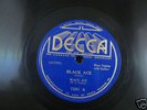 3 DAY LISTING-RARE Blues 78 by Black Ace on Decca