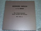 RELIST GEORGES ENESCO BACH SONATAS&PARTITAS JAPAN PRESS