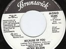 Jackie Wilson (Brunswick PROMO) Because Of You HEAR VG+
