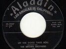ROCKABILLY-on ALADDIN-3437---BROWN BROTHERS--HEAR BOTH