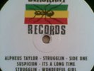 Alpheus Taylor - Strugglin - UK Rub A Dub Roots  LP ???
