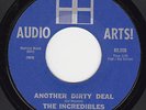 NORTHERN SOUL 45 RPM- THE INCREDIBLES - on AUDIO ARTS