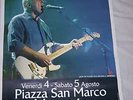 POSTER MANIFESTO DAVID GILMOUR PINK FLOYD TOUR ITALIANO